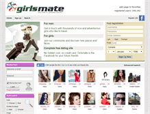 Tablet Screenshot of girlsmate.com